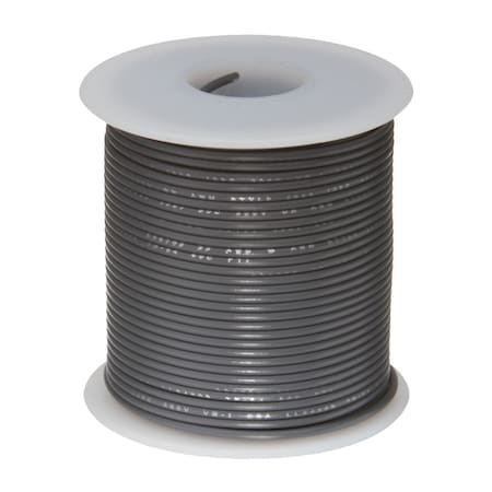 14 AWG Gauge GPT Marine Stranded Hook Up Wire, 25FT Lngth, Gray, 0.0641 Diameter, UL1426, 60 Volts